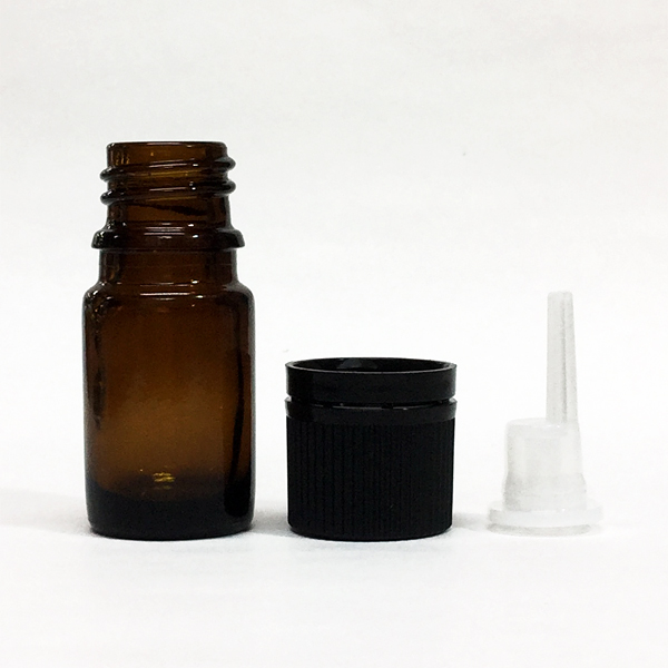 香料ボトル 5mL（キャップとドロップ栓付き）